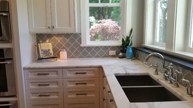 Introducing Dove Gray Arabesque Tile