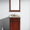 Eviva Elite Stamford® 24″ Brown Solid Wood Bathroom Vanity Set-gallery