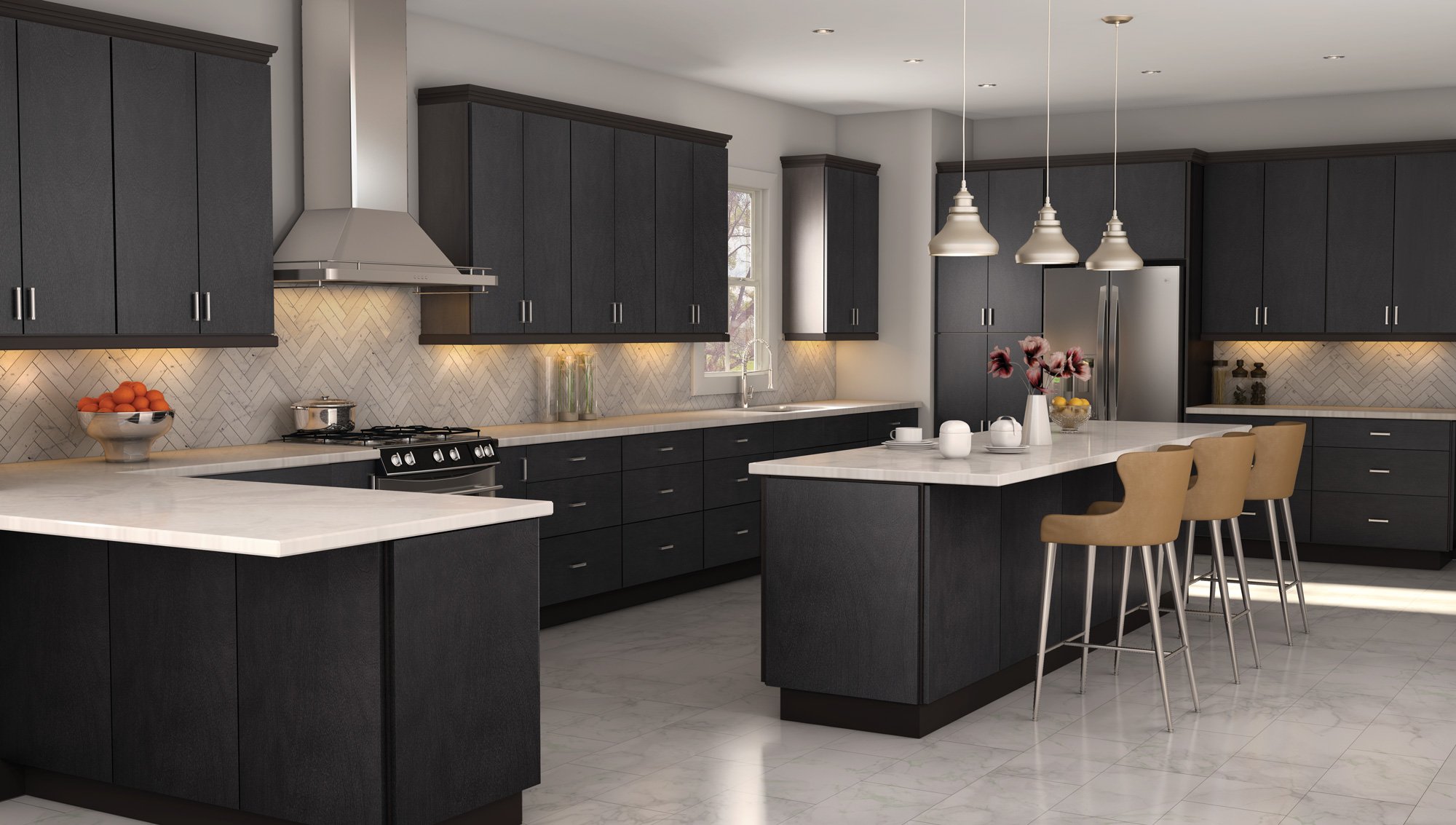 Gray Kitchen Cabinets Trends 2024 | Home Art Tile Kitchen and Bath