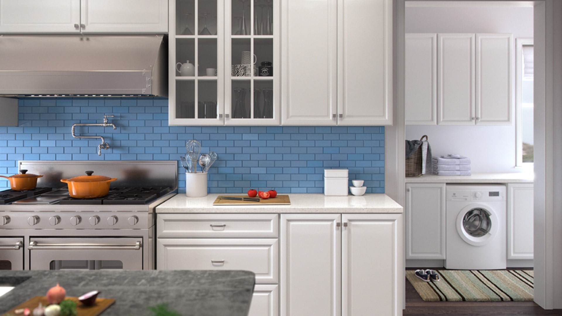 Traditional Kitchen Cabinets | Home Art Tile Kitchen and Bath