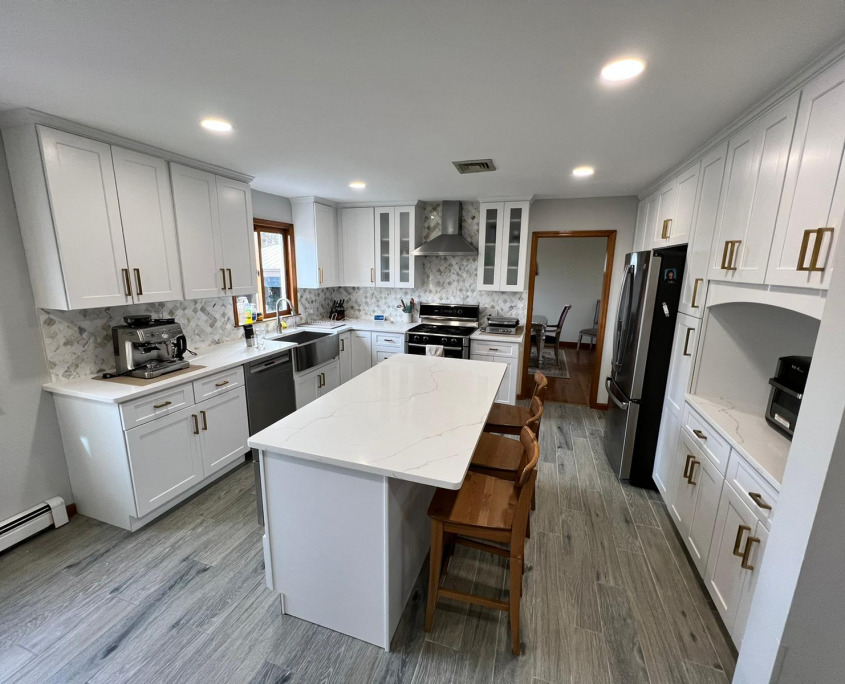 Kitchen Backsplash Ideas for White Cabinets 2022 Guide | Home Art Tile Kitchen and Bath