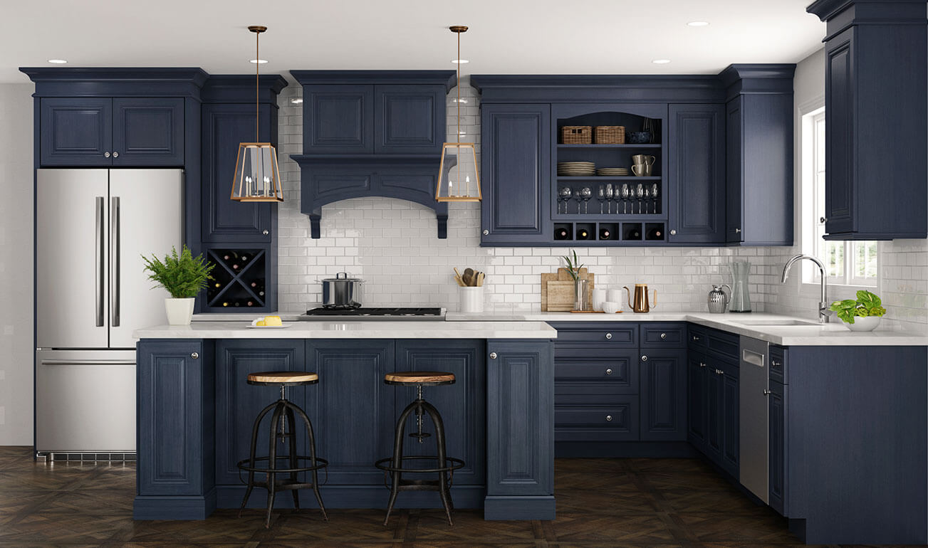 Gray Kitchen Cabinets | Home Art Tile Kitchen and Bath