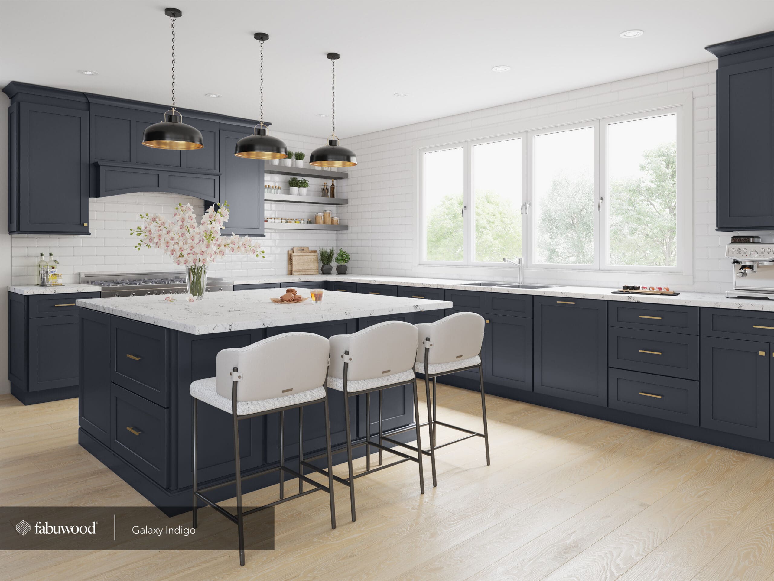 Gray Kitchen Cabinets | Home Art Tile Kitchen and Bath
